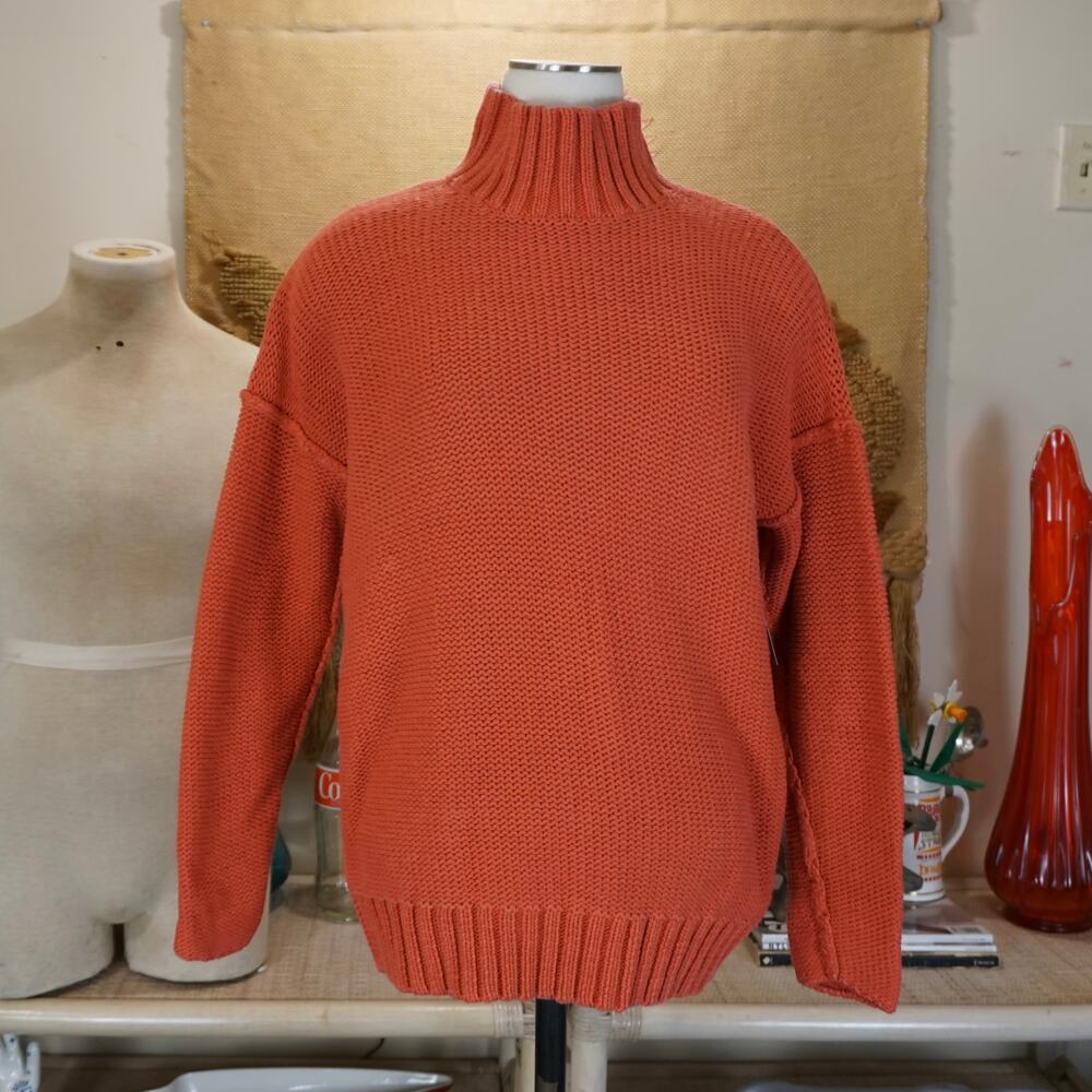 Lauren Ralph Lauren linen and cotton turtleneck sweater